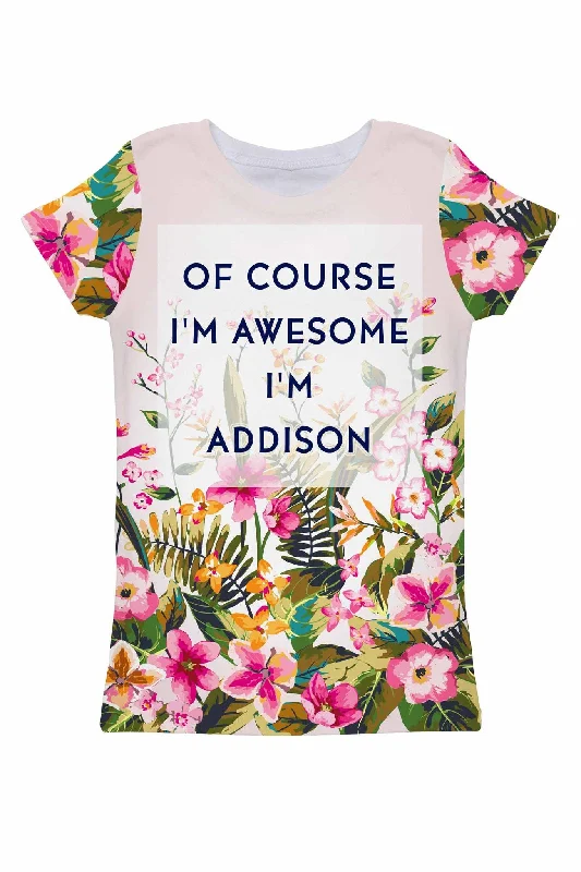 Your Yoga Essentials, Now At Lower Prices Mountain Garden Customized NAME Zoe T-Shirt - Women