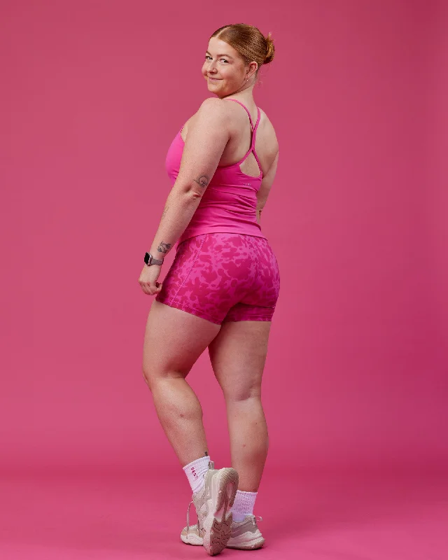 Fashionable Yoga Apparel Now On Sale Movement Longline Active Tank - Ultra Pink