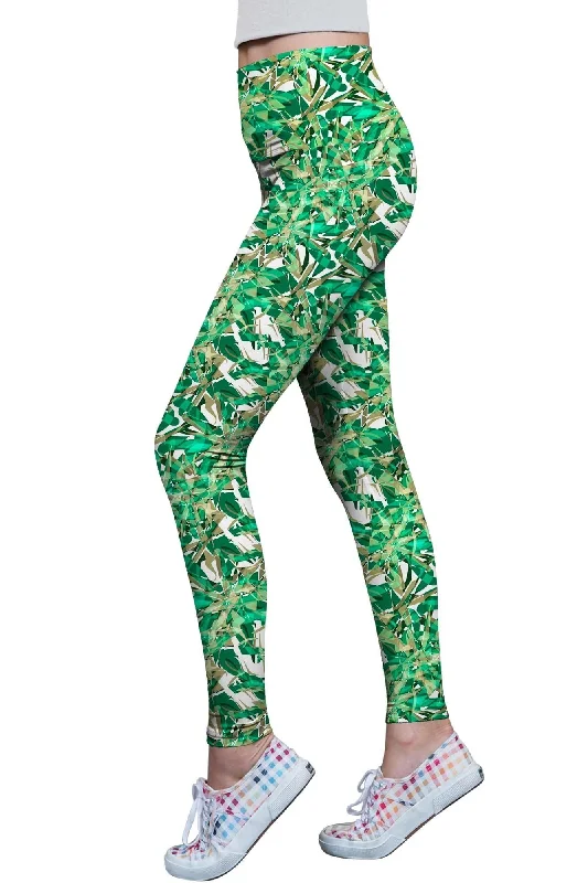Stretch Your Limits, Not Your Wallet Nephrite Fantasy Lucy Printed Performance Leggings - Women