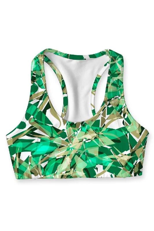 Sweat In Style With Yoga Clothing Discounts Nephrite Fantasy Stella Seamless Racerback Sport Bra - Women