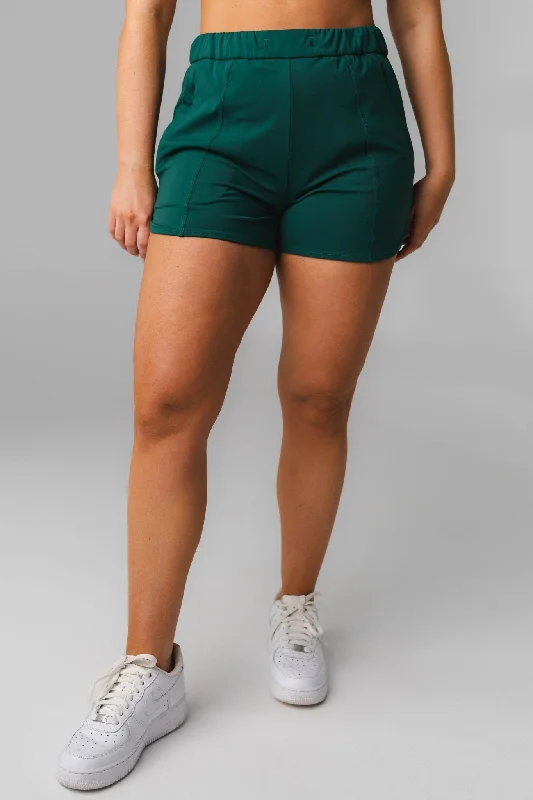 Elevate Your Practice With Affordable Yoga Wear Vitality Nomad® Short - Evergreen