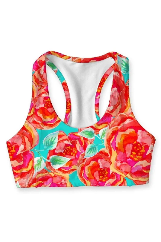 Embrace Comfort With Yoga Wear On Sale Oh So Sassy Stella Seamless Racerback Sport Bra - Women