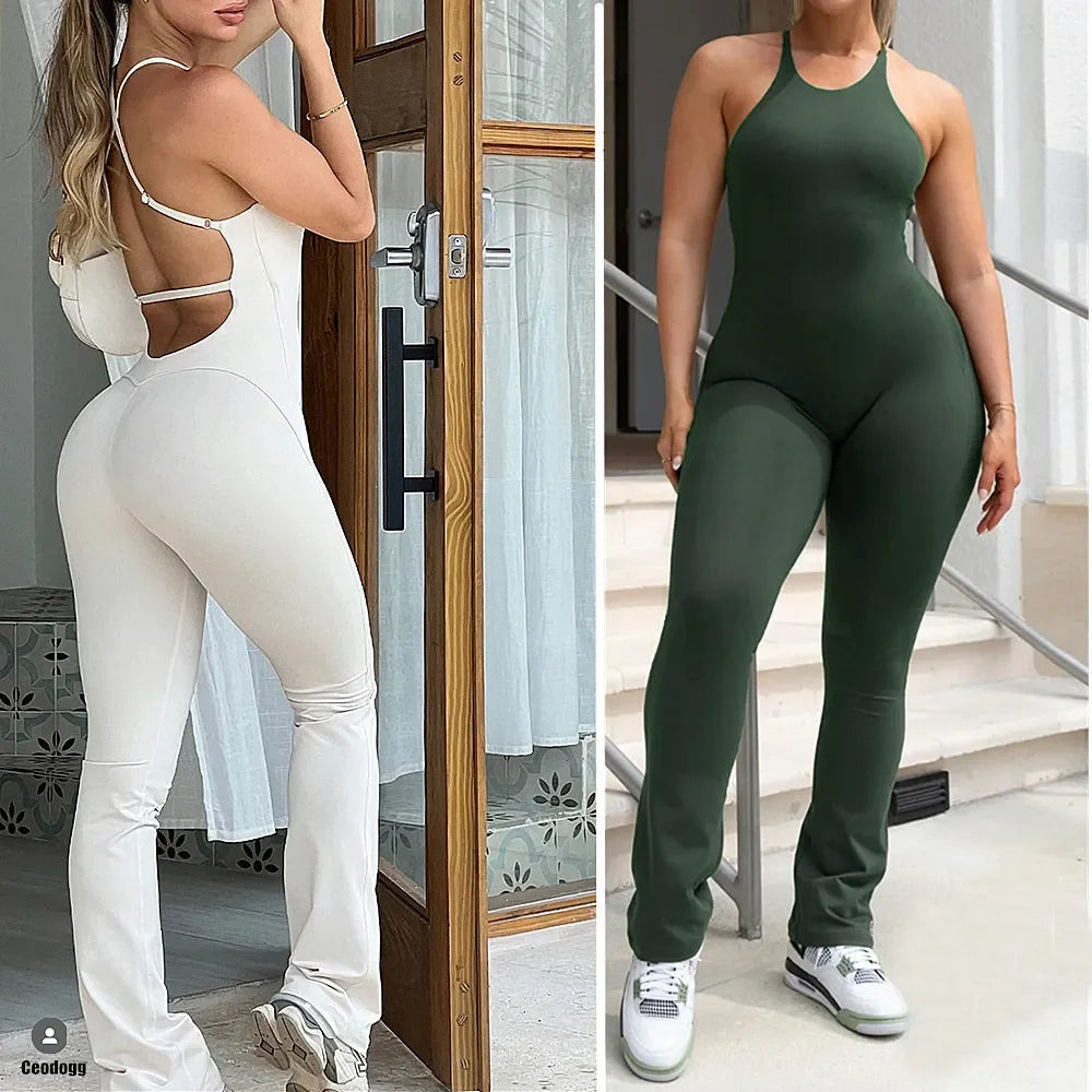Your Practice Deserves The Best—At Better Prices Open X-Back Yoga Jumpsuit