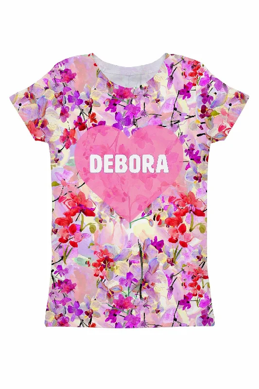 The Yoga Wear Sale You’Ve Been Waiting For Orchid Caprice Customized NAME Zoe Pink T-Shirt - Women