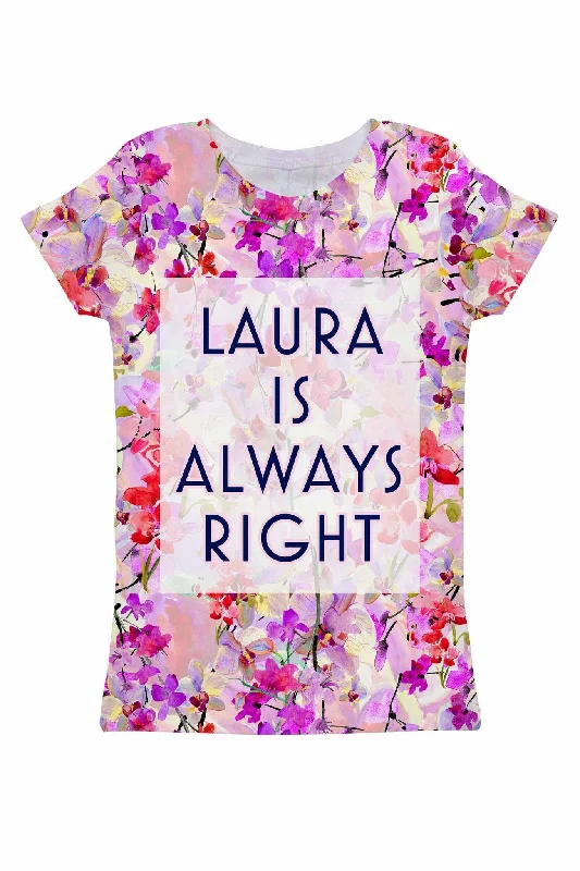 The Perfect Fit At The Perfect Price Orchid Caprice Customized NAME Zoe T-Shirt - Women