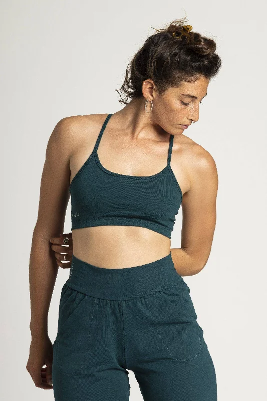 Elevate Your Practice With Affordable Yoga Wear Organic Cotton Criss Cross Bra