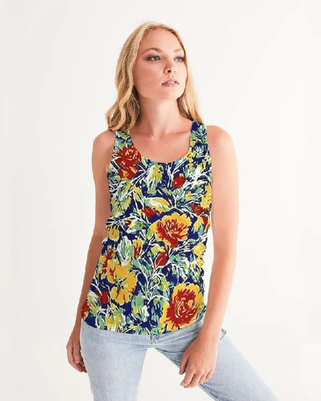 Shop High-Quality Yoga Apparel At Exclusive Discounts Painted floor design Women's All-Over Print Tank