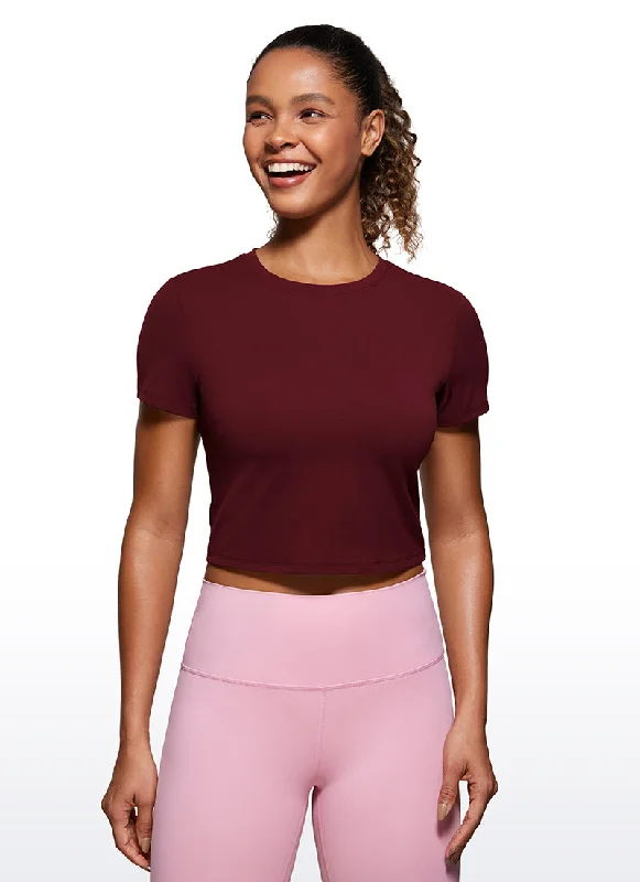 The Best Yoga Clothing At The Best Prices Butterluxe Cropped Short Sleeve