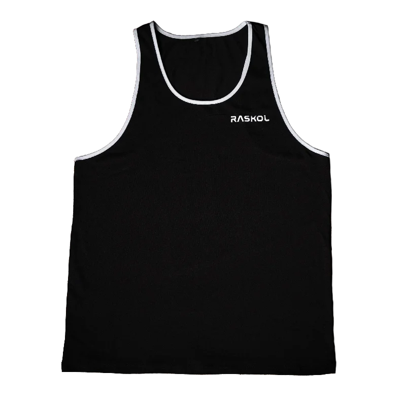 Breathe Easy In Comfortable Yoga Outfits RASKOL Classic Black Tank Top (LIMITED EDITION)