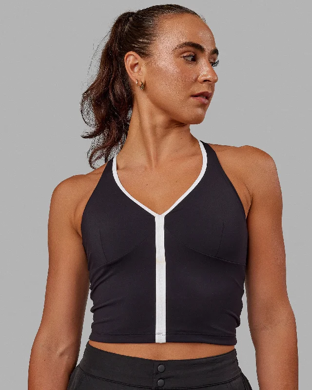 Don't Miss Out On Premium Yoga Wear Deals Reflection Active Tank - Black-White