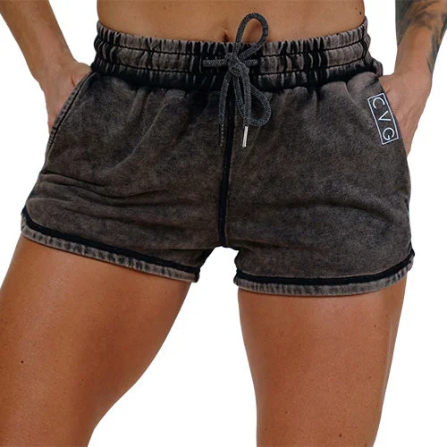 Limited-Time Savings On Yoga Leggings And Tops Rest Day Shorts | Distressed Black