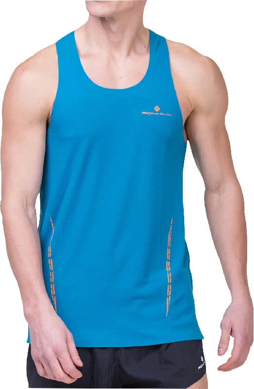 The Best Styles At The Best Prices Ronhill Tech Race Mens Running Vest - Blue