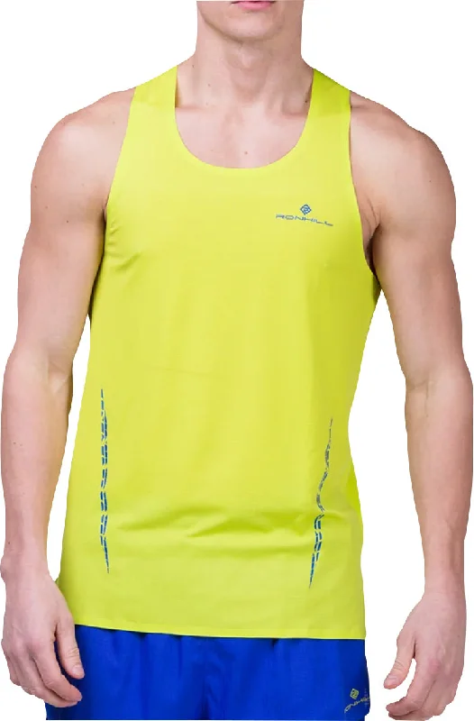 Breathable, Moisture-Wicking, And Budget-Friendly Ronhill Tech Race Mens Running Vest - Yellow