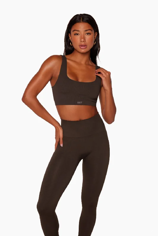 The Perfect Fit At The Perfect Price SCULPTFLEX® BOX CUT BRA - ESPRESSO