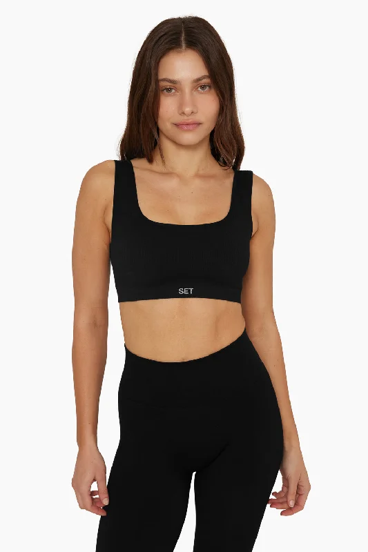 Move Freely With Premium Yoga Clothes At Great Prices SCULPTFLEX® BOX CUT BRA - ONYX