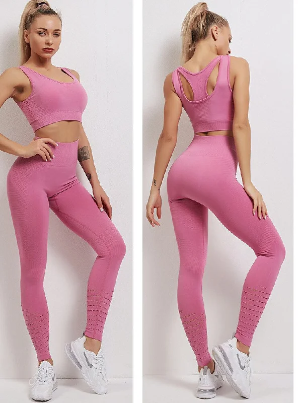 The Best Yoga Clothing At The Best Prices Seamless Push Up Yoga Set 2 Piece