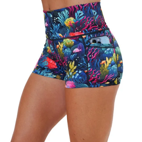 Performance Meets Savings In Our Yoga Wear Sale Shorts | Coral Reef