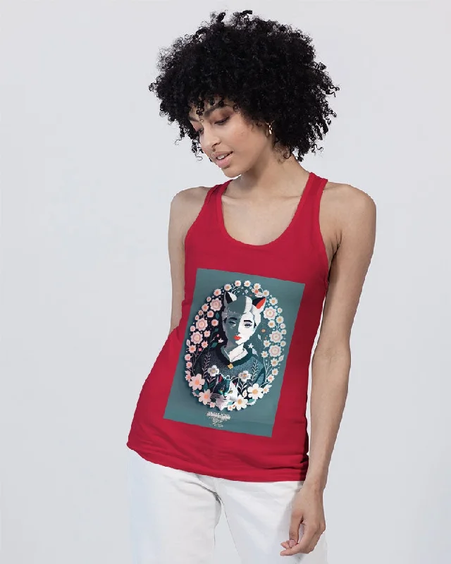 Flex Your Budget With Premium Yoga Clothing Deals Silverfox flower Unisex Jersey Tank | Bella + Canvas