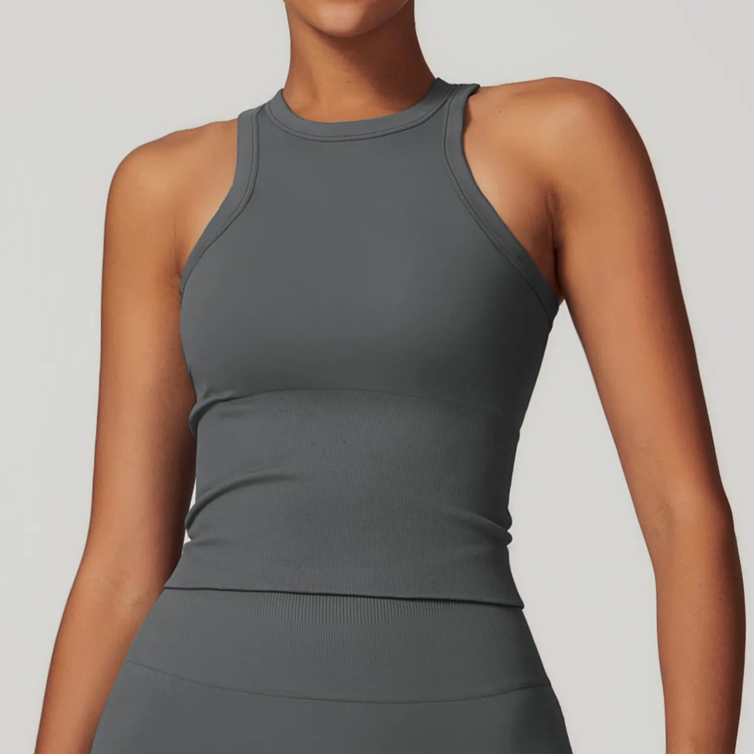 The Best Yoga Clothing At The Best Prices SPARK Seamless Racer Back Vest BX7725