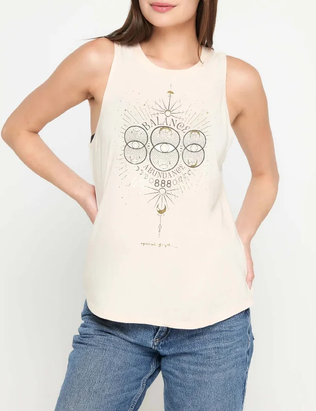 Affordable Activewear Designed For Movement 888 Balance Jade Muscle Tank - Blush
