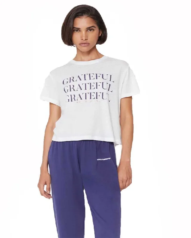 Soft, Supportive Yoga Wear At Unbeatable Savings Grateful Crop Tee
