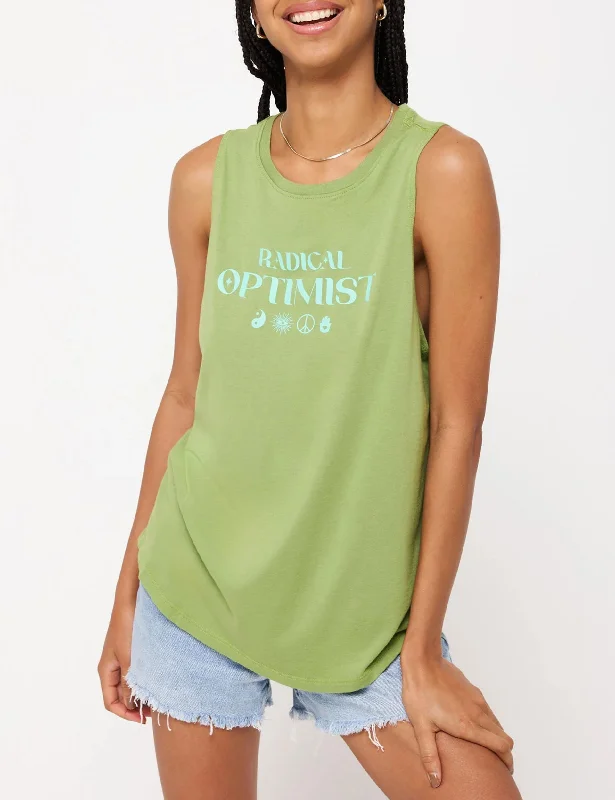 Fashionable Yoga Apparel Now On Sale Radical Optimist Jade Tank - Cactus