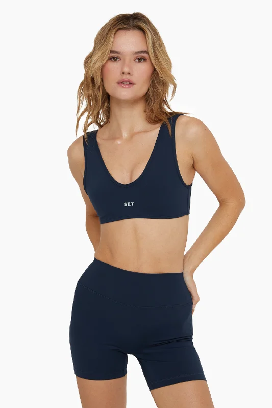 Soft, Stretchy, And Super Affordable Yoga Wear SPORTBODY® DIP BRA - OXFORD