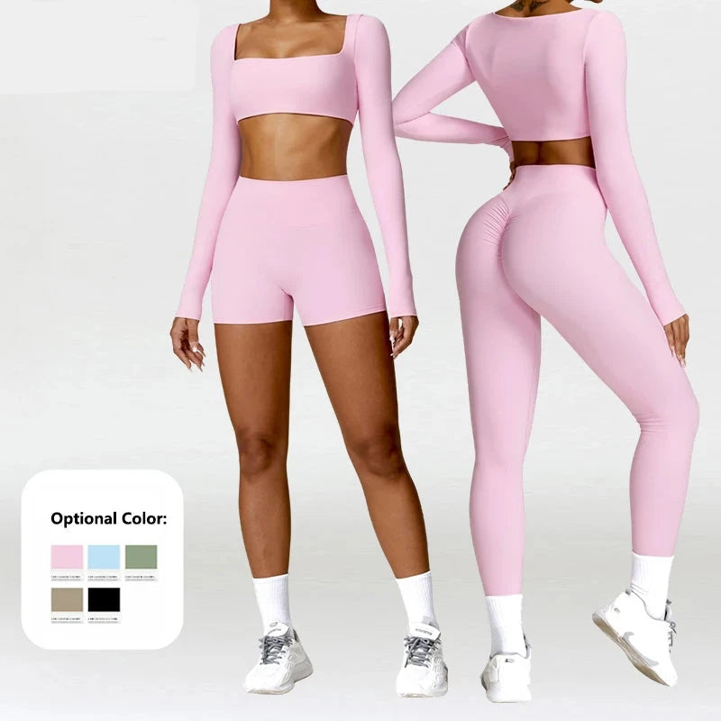 Elevate Your Practice With Affordable Yoga Wear Square Front Yoga Set