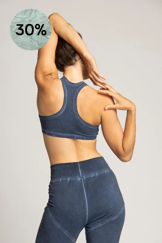 Enhance Your Flow With Stylish Yoga Wear At Great Prices Stonewash Racer-Back Bra