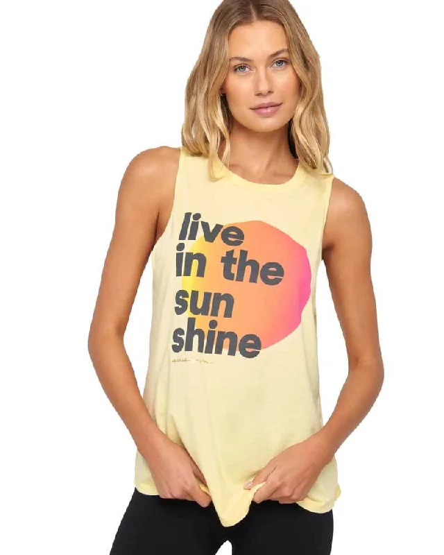 Yoga Apparel Designed For Movement At Lower Prices Sunshine Jade Muscle Tank