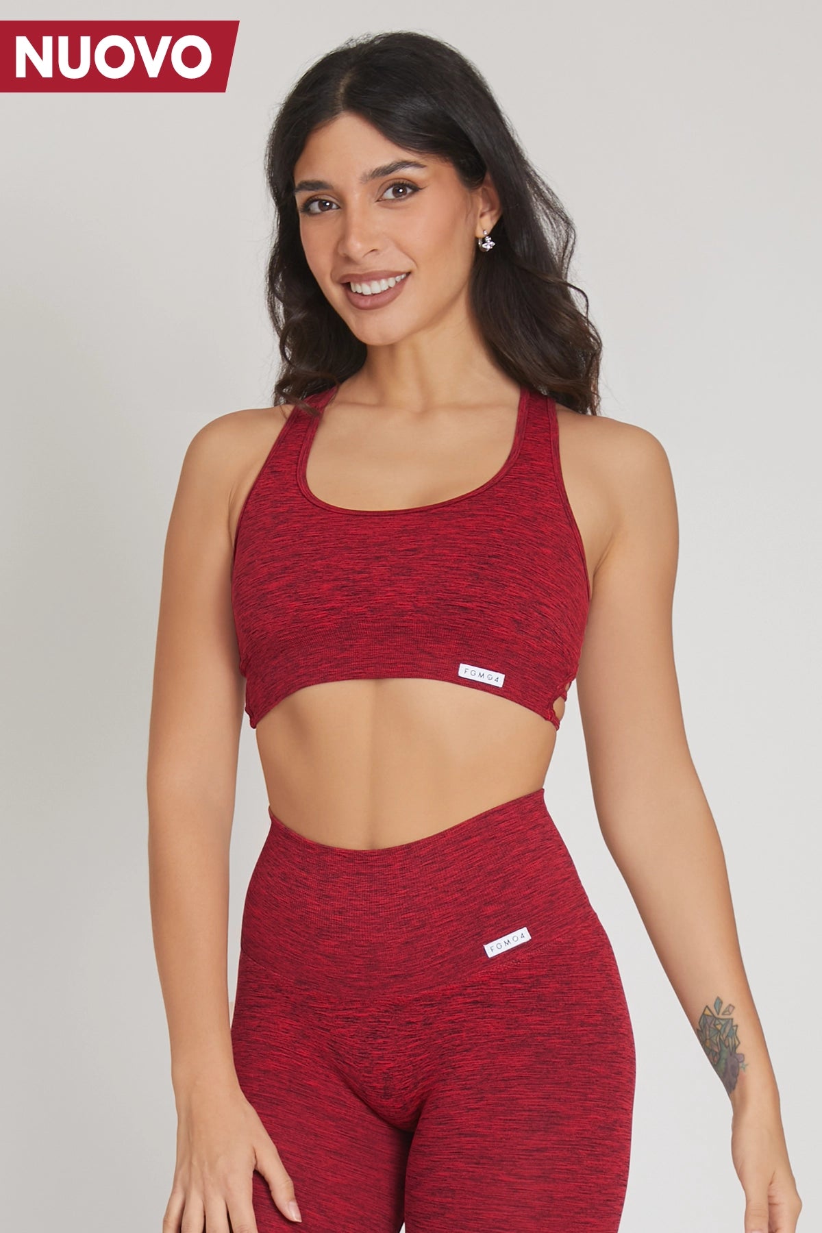 Flow Into Savings With Trendy Yoga Apparel Top Pulsar Rosso