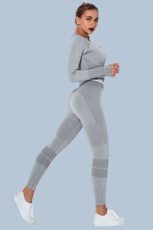 Find Balance In Stylish And Affordable Yoga Wear Trend Outfit Seamless workout Sets