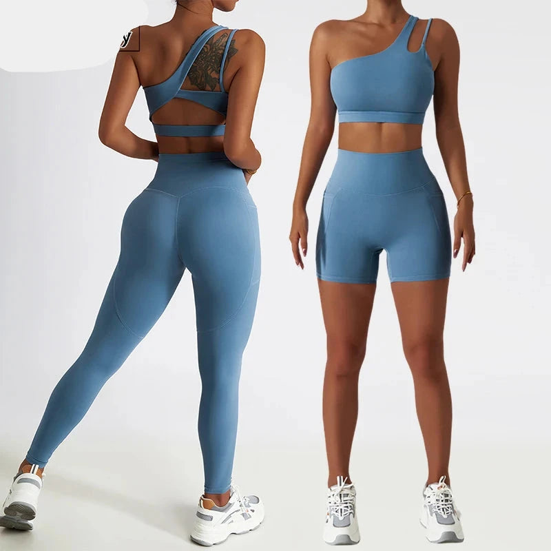 Breathe Easy In Comfortable Yoga Outfits Twin Strap Yoga Set