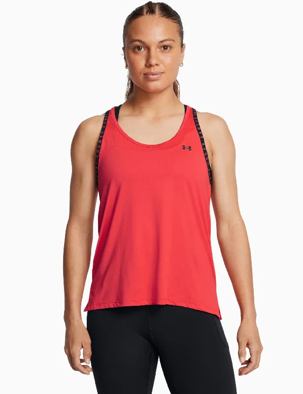 Premium Yoga Wear At Special Discounts Knockout Tank - Racer Red/Black