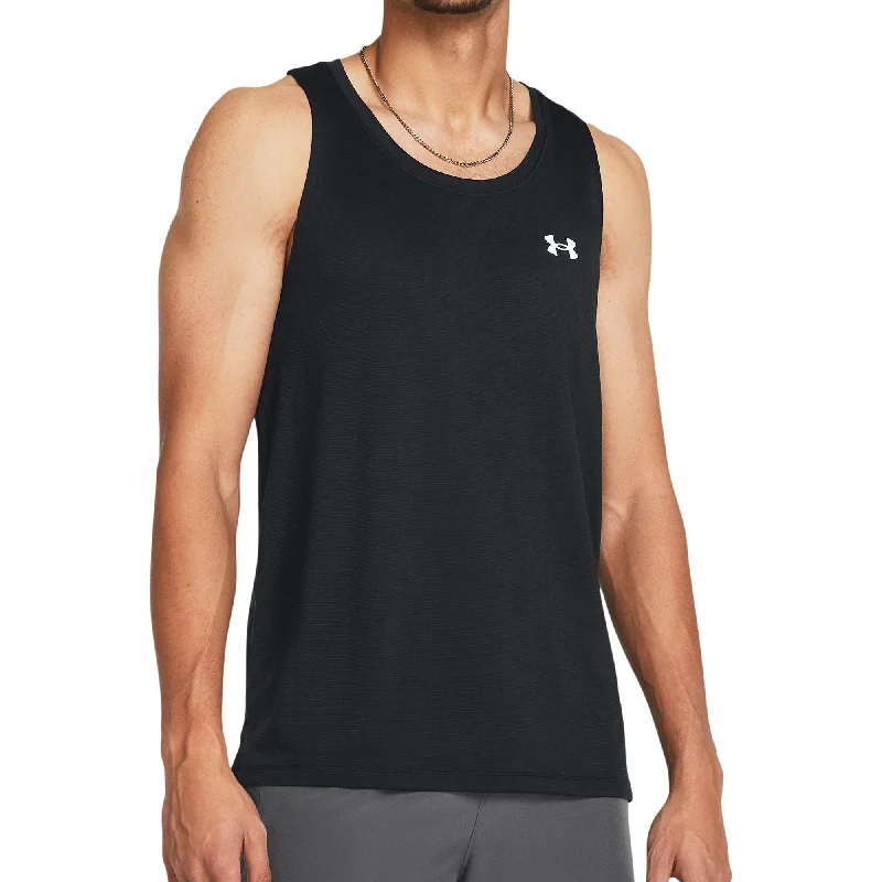 Embrace Comfort With Yoga Wear On Sale Under Armour Launch Mens Running Vest - Black