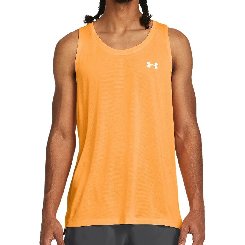 Move With Confidence In Discounted Yoga Outfits Under Armour Launch Mens Running Vest - Orange