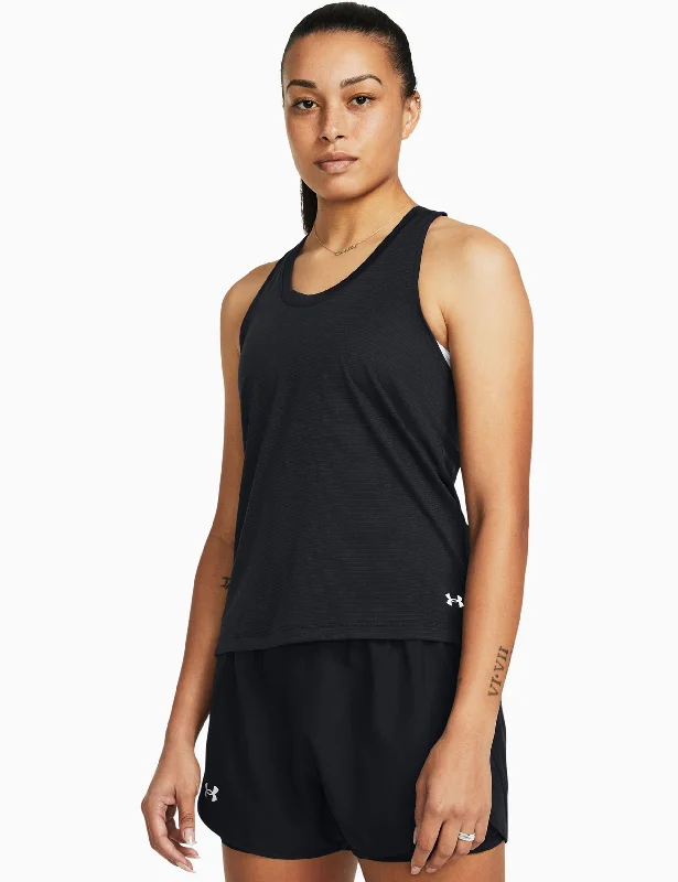 Sweat In Style With Yoga Clothing Discounts Launch Singlet - Black/Reflective