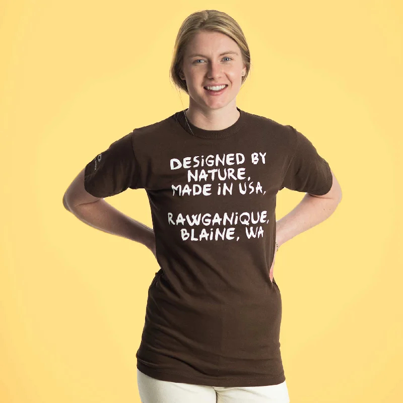 Enhance Your Flow With Stylish Yoga Wear At Great Prices SONOMA Printed 100% Organic Cotton T-Shirt (Grown & Made in USA) (Unisex) - Designed By Nature