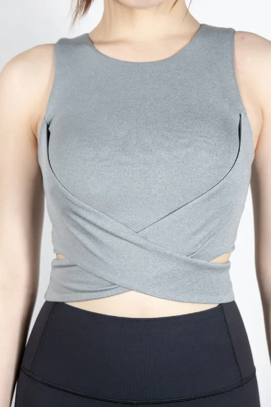 Lightweight, Breathable Yoga Wear At Special Prices Valeria Cross Crop Tank