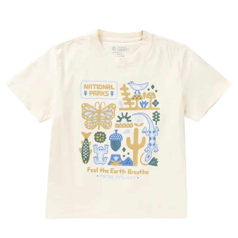 From Warm-Ups To Cooldowns, Shop And Save Women's Earth Breathe Collage Tee