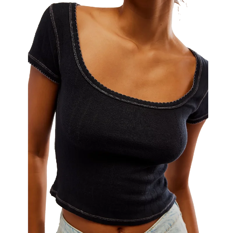Your Yoga Essentials, Now At Lower Prices Women's End Gam Pointelle Baby Tee