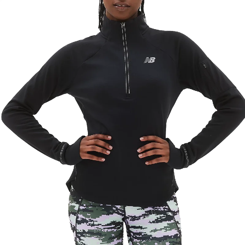 Flow Into Savings With Trendy Yoga Apparel Women's NB Heat Grid 1/2 Zip