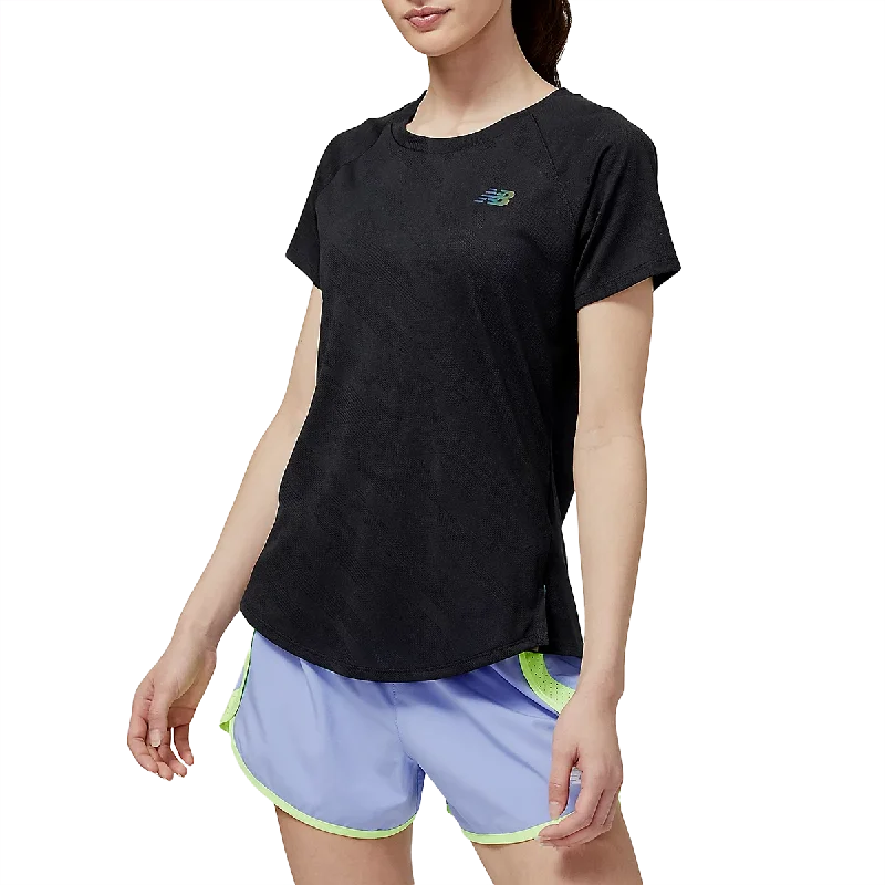 Limited-Time Sale On Stylish Yoga Apparel Women's Q Speed Jacquard Short Sleeve