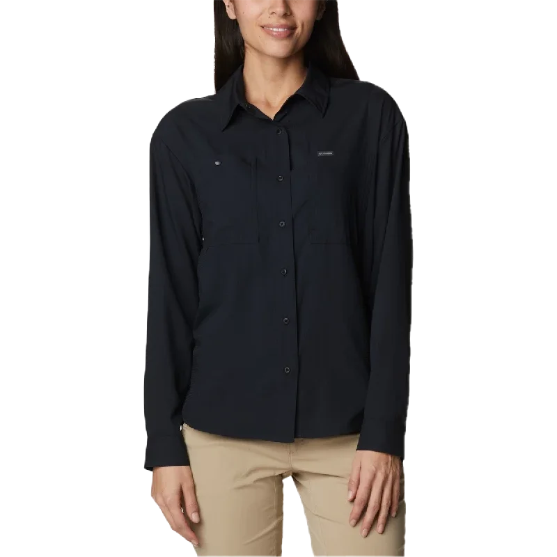 Sweat In Style With Yoga Clothing Discounts Women's Silver Ridge Utility Long Sleeve Shirt