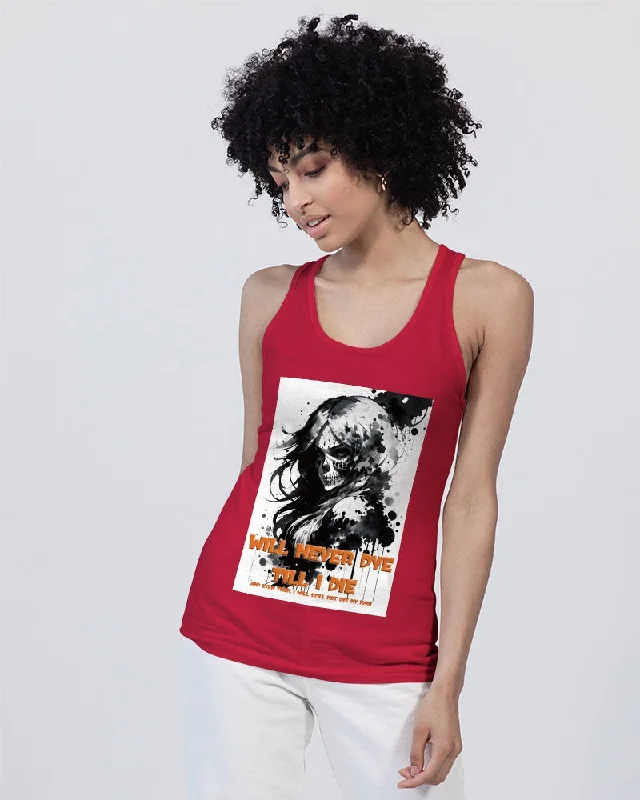 Yoga Apparel Designed For Movement At Lower Prices will not dye till i die Unisex Jersey Tank | Bella + Canvas
