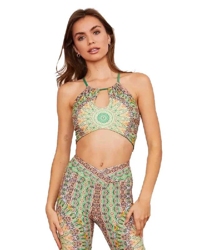 Sweat In Style With Yoga Clothing Discounts Fauna Keyhole Top