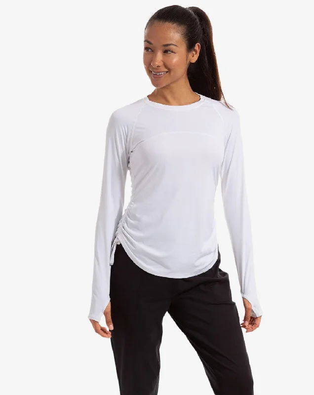 Flexibility Meets Affordability In Our Yoga Wear Sale WOMEN'S DRAWSTRING CREW (2006)