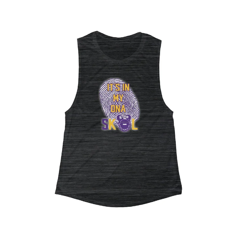 Don't Miss Out On Premium Yoga Wear Deals Women's Flowy Scoop Muscle Tank - It's in my DNA