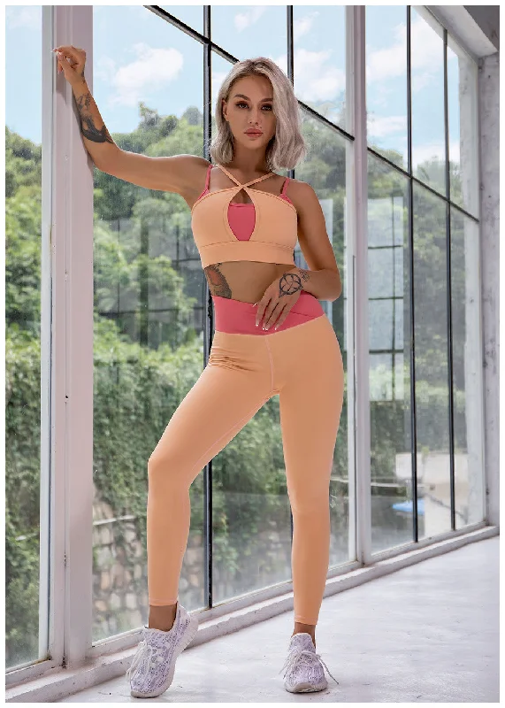Your Yoga Wardrobe, Upgraded For Less Women's Yoga Outfit Seamless Workout Set