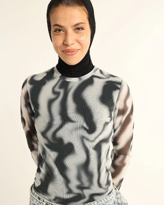 Move Freely With Premium Yoga Clothes At Great Prices Zebra Mesh Top